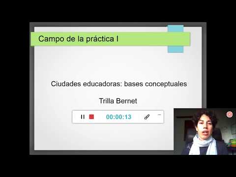 Clase de Ciudad educadora Trilla Bernet