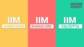 IIM Ahmedabad vs IIM Bangalore vs IIM Calcutta - Battle for the Best B-School in India - 2019