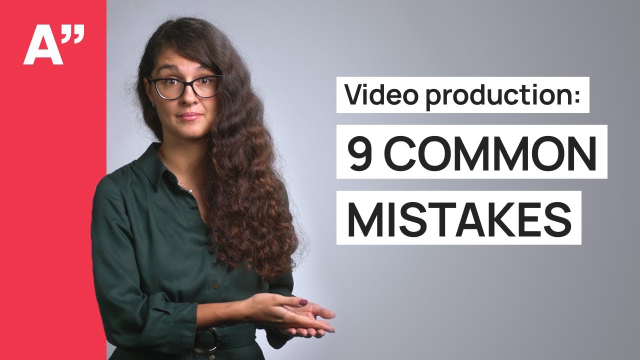 9 most common mistakes in video production - YouTube