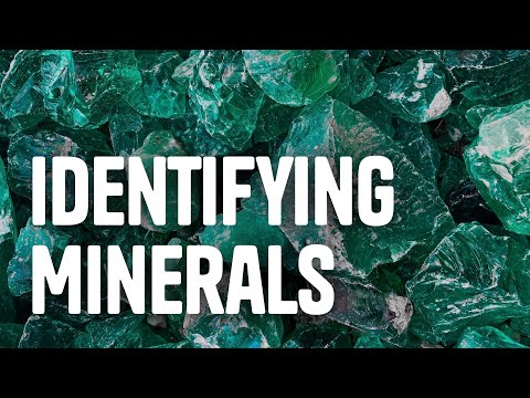 Video: Hur Man Identifierar Ett Mineral
