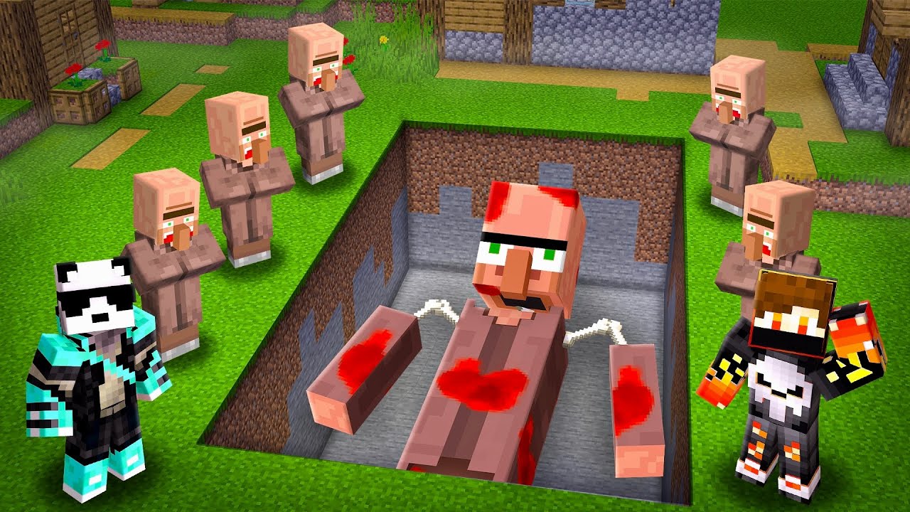 We Found Scary Giant DOORBIN Buried in Minecraft!