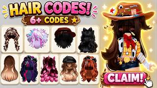 REDEEM 6+ NEW FREE HAIR CODES IN ROBLOX 2026!  NEW GIRL AND BOY HAIRS screenshot 3