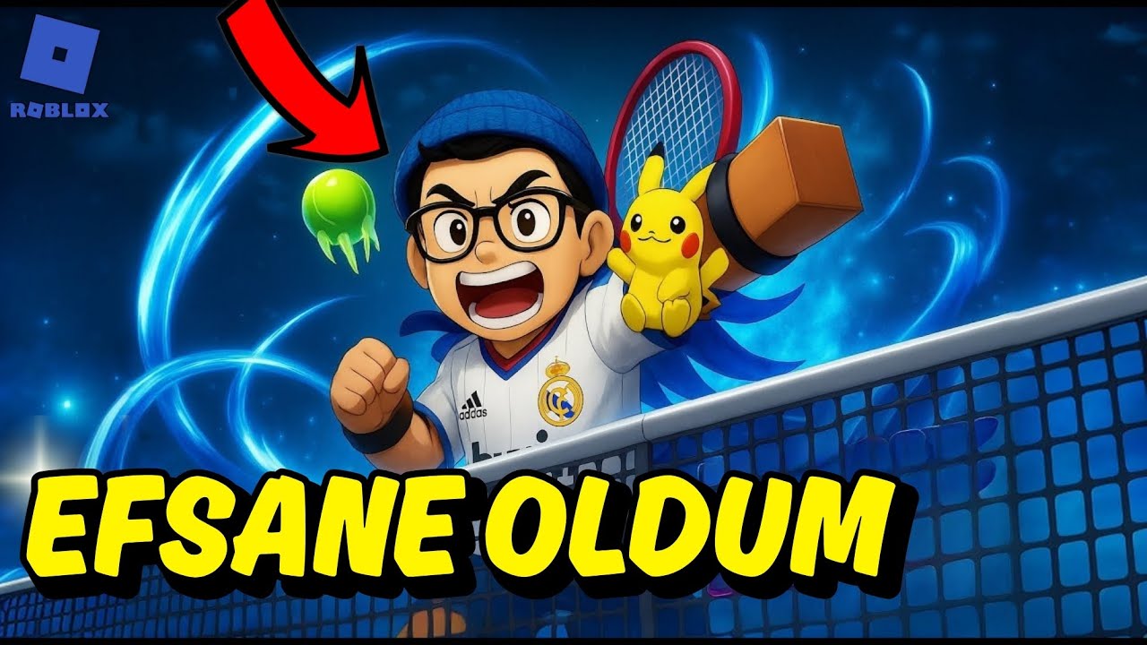 TENİS EFSANESİ OLDUM! Roblox Tennis Zero Türkçe