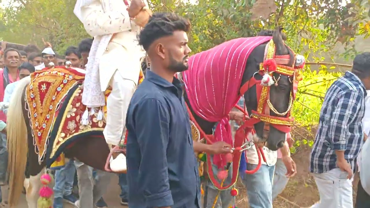 🐎Ghode pe savari Dulhe ki entry mandap mai le jate time pe....🔥😍