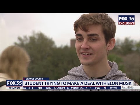 UCF student trying to make a deal with Elon Musk