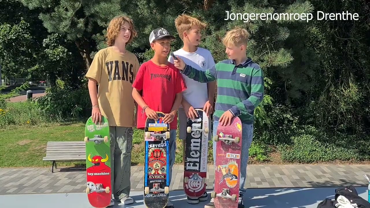 Wat vindt de jeugd van de skatebaan in het centrum van Emmen