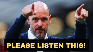 BREAKING NEWS! TEN HAG MAKES UNBELIEVABLE REVELATION | MAN UNITED NEWS