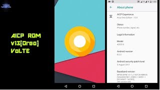 Aicp Rom Oreo For Yu Yureka With Volte. Built By- Neeraj55 270917.