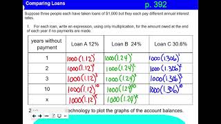 Algebra 1 Illustrative Math Unit 5 Lesson 15