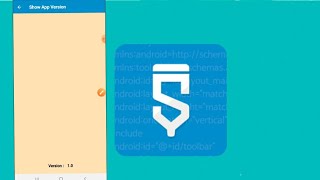 How show app version in sketchware app Tutorial