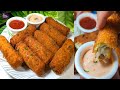Make and Store Bread Roll Recipe | Crispy Chicken Cheese Mayo Bread Roll Recipe for Ramzan