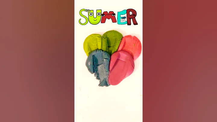 Alphabet-lore  color mixing #summer   #satisfying #colormixing #fypシ゚viralシfypシ゚ #alphabetlore