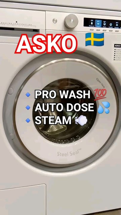 СТИРАЛЬНАЯ МАШИНА ASKO С ЗАГРУЗКОЙ 9 КГ #стиральнаямашина #asko - YouTube