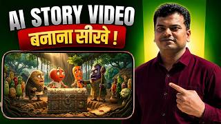 Viral Vegetable AI Story Video Kaise Banaye? 🍅 | Free AI Cartoon Video Tutorial Hindi 2026 #aistory