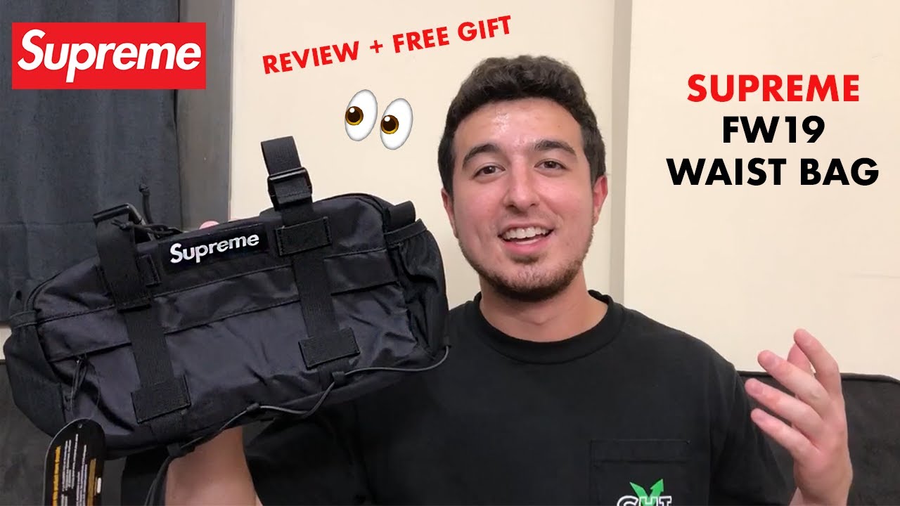 fw19 supreme waist bag