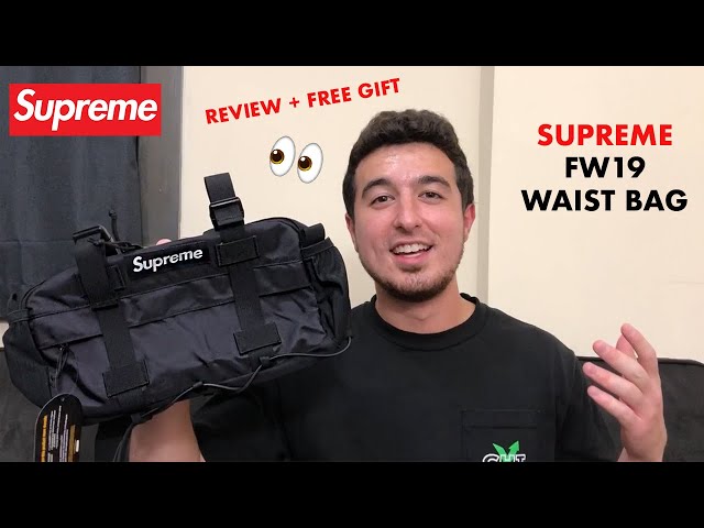 Supreme Waist Bag FW19 Black Review - YouTube