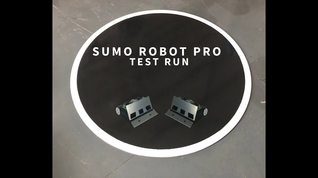 Ikedo Mini Sumo Robot Pro-Test Run 