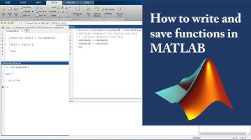 What are functions in MATLAB | How to write and save function in MATLAB