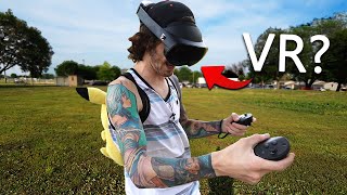 Playing VR OUTDOORS (Quest Pro)