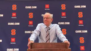Jim Boeheim is proud despite Elijah's absence in NC State loss