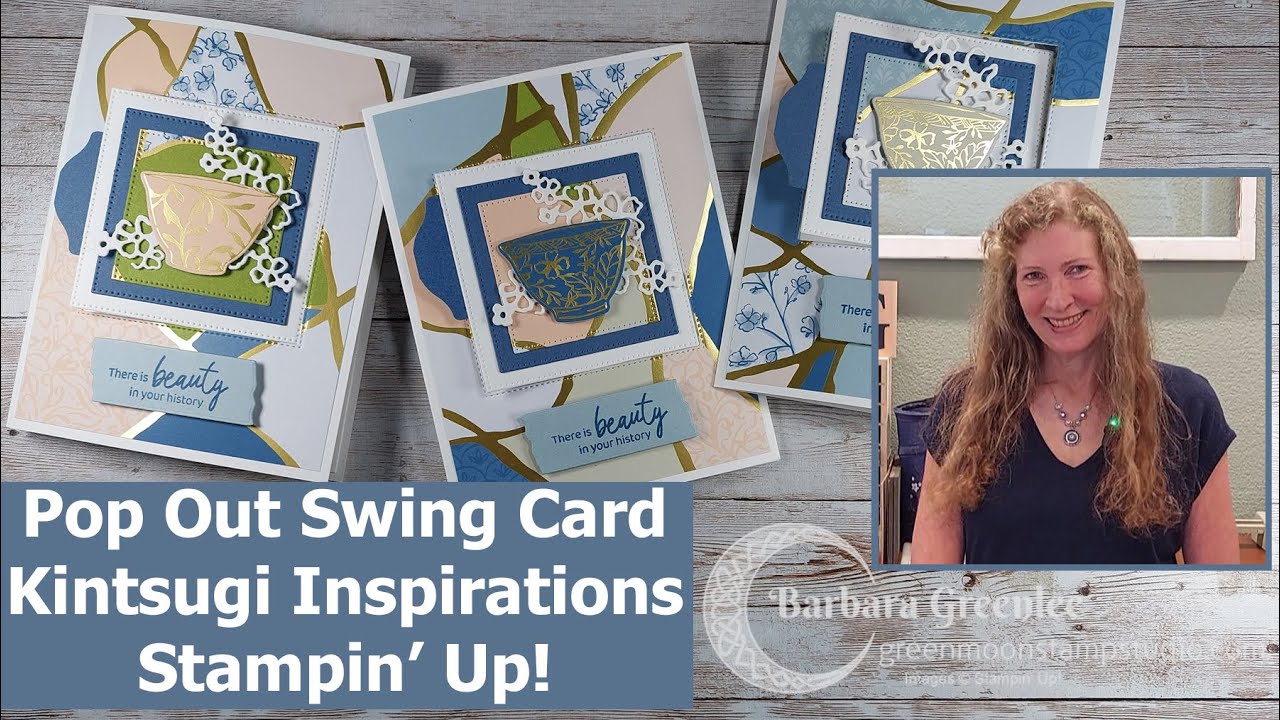 Pop Out Swing Card - Kintsugi Inspirations - Stampin' Up! - YouTube
