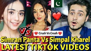 Most Awaited Video SIMRAN PANTA Vs SIMPAL KHAREL TIKTOK VIDEOS | Crush Vs Crush