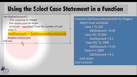 006 MS Access VBA –Decision Making  Select Case  برمجة اكسيس