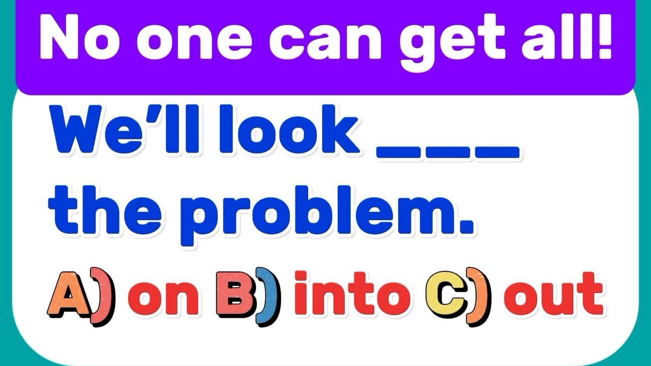English Grammar Test: Think You Know English? Try This Mixed Grammar ...