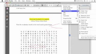 Word Search Tutorial