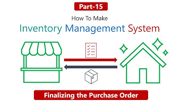 How to Make Inventory Management System Part-15 | Finalizing Purchase Order