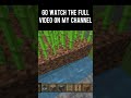 How to build sugar cane farm bedrock / java #minecraft #Minecraft guide