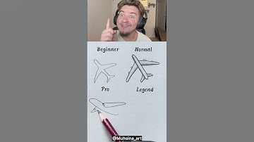 How To Draw Airplane 😳