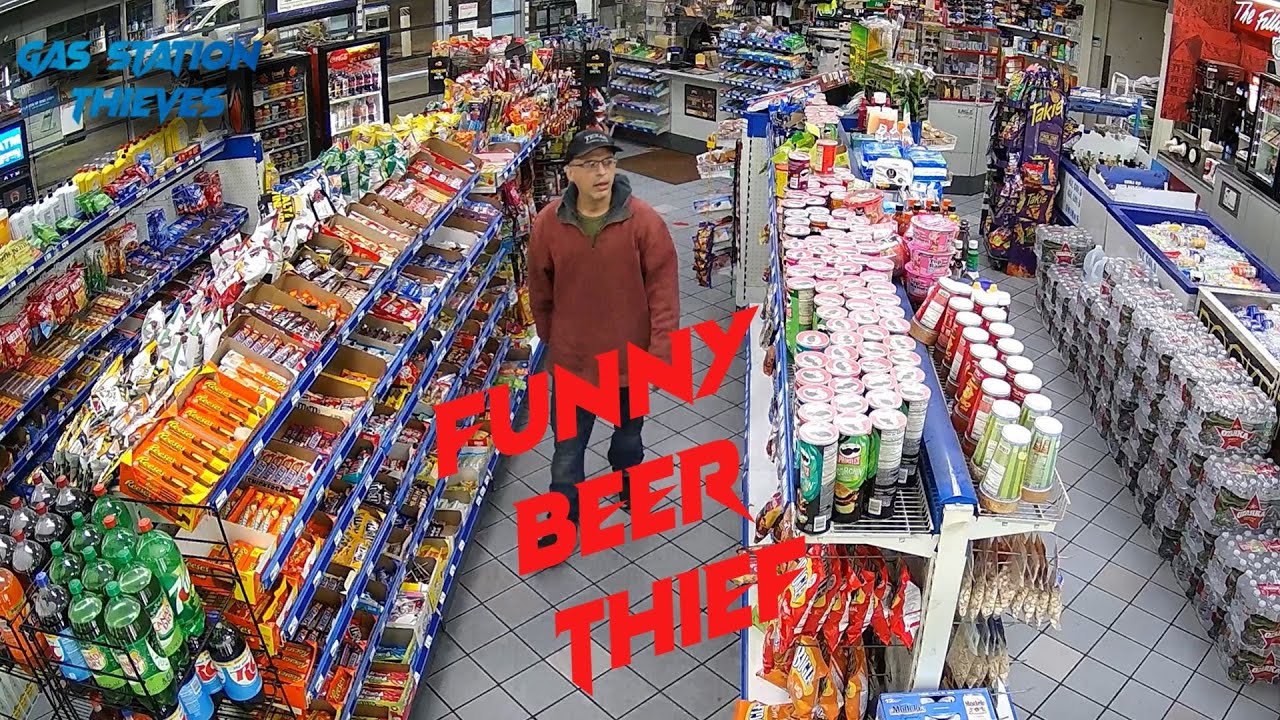 FUNNY BEER LOVER | FUNNY FAILS | CAUGHT ON CAMERA | GAS STATION FUNNY ...