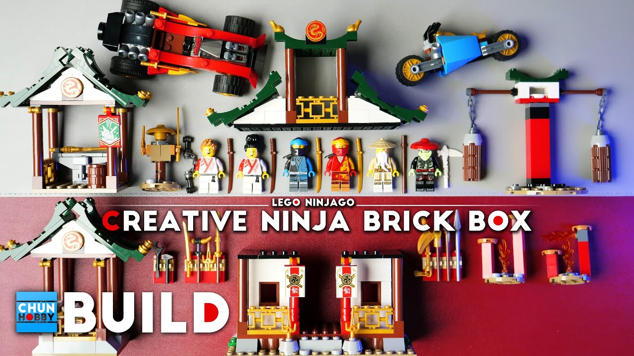 LEGO Ninjago - Caja Ninja de ladrillos creativos - 71787, Lego Ninjago