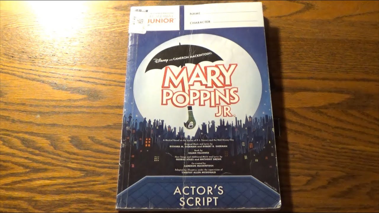 One Poppin' Deal - Disney and Cameron Mackintosh's Mary Poppins Jr. Actors  Script (Disney Deals) 