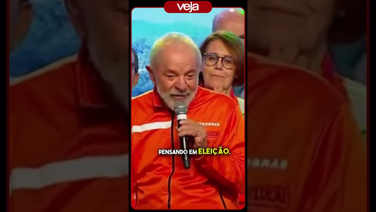 “Se tudo estiver como penso, serei eleito pela 4ª vez”, diz Lula em discurso na Petrobras