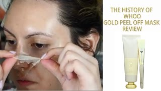 The History of Whoo Gold Peel Off Mask Review ft. Chimes Ling