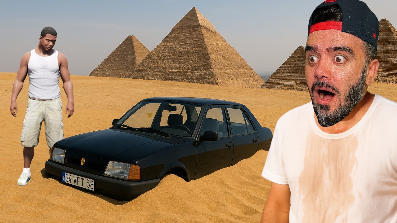 FRANKLIN ÇÖLÜN IÇINDEN TOFAŞ ARABA ÇIKARTTI - GTA 5 MODS