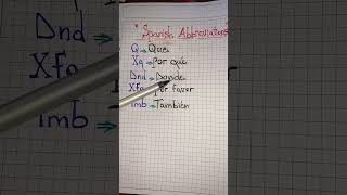 Spanish abbreviations in whatsApp 🇪🇸✨ #learning #learnspanish #trending #fyp #trend #communication