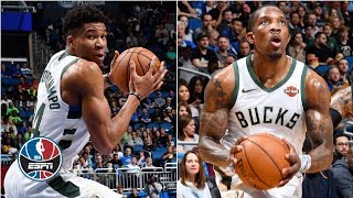Giannis Antetokounmpo, Eric Bledsoe Combine For 55 In Bucks Win Vs. Magic Nba Highlights