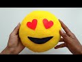 Cara Membuat Bantal Emoji Dari Flanel - Boneka Dari Flanel