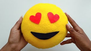 Cara Membuat Bantal Emoji Dari Flanel - Boneka Dari Flanel