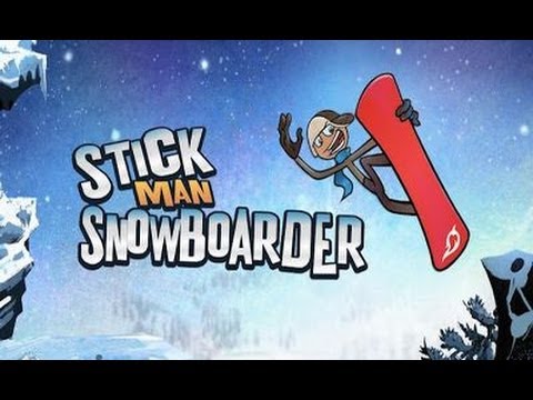 Stickman Snowboarder Android Gameplay