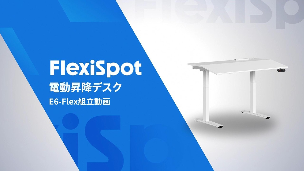 FlexiSpot 電動昇降デスク EQ6 E3WJA 天板120×60cm FlexiSpot 電動昇降