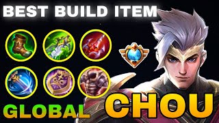 CHOU BEST BUILD AND EMBLEM SET 2021 | DAMAGE | TUTORIAL GAMEPLAY MOBILE LEGENDS