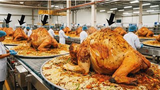 Inside The Worlds Biggest Camel Biryani Factory Mega Food Production Process