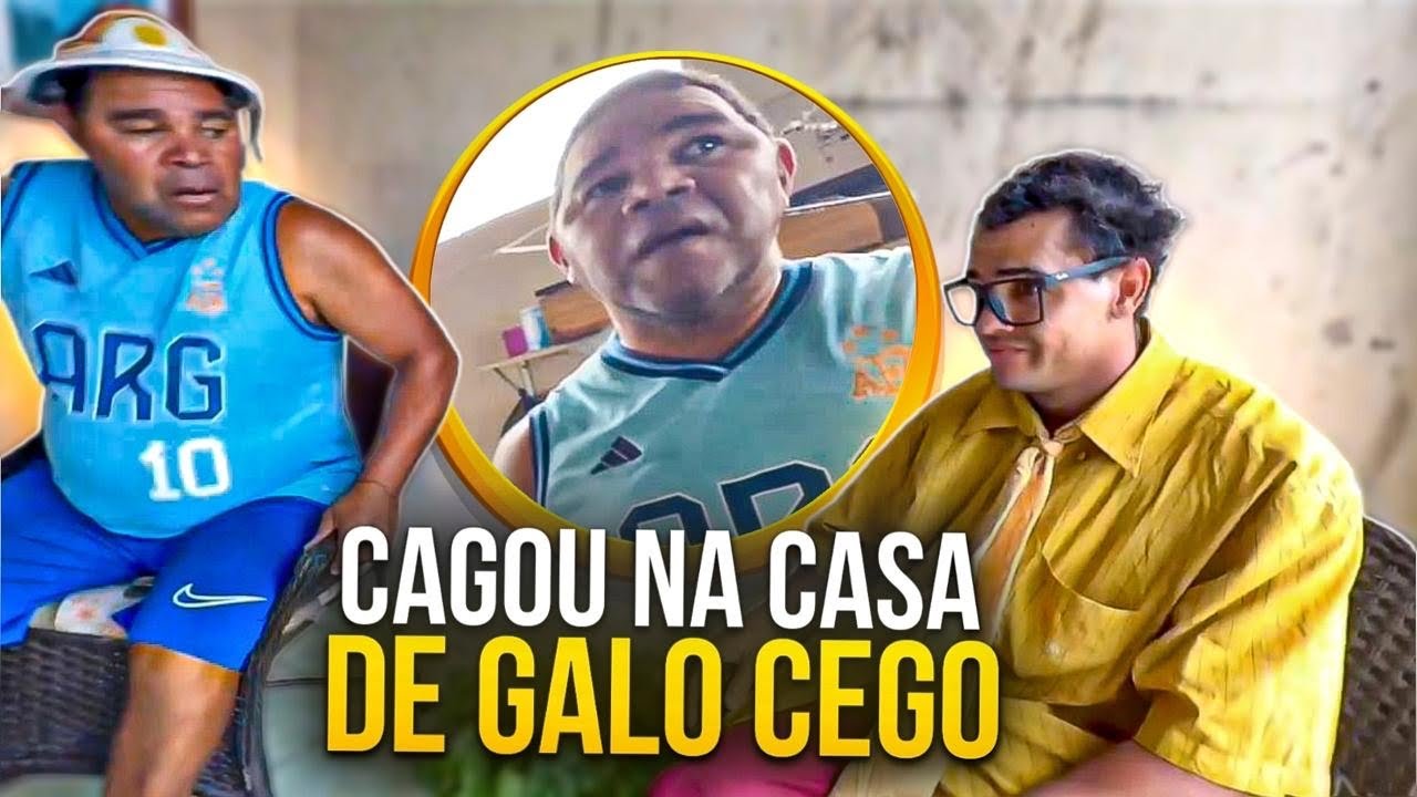 DIDINHO CAGOU NO TERRAÇO DA CASA DE GALO CEGO E ELE NÃO GOSTOU | DIDINHO 