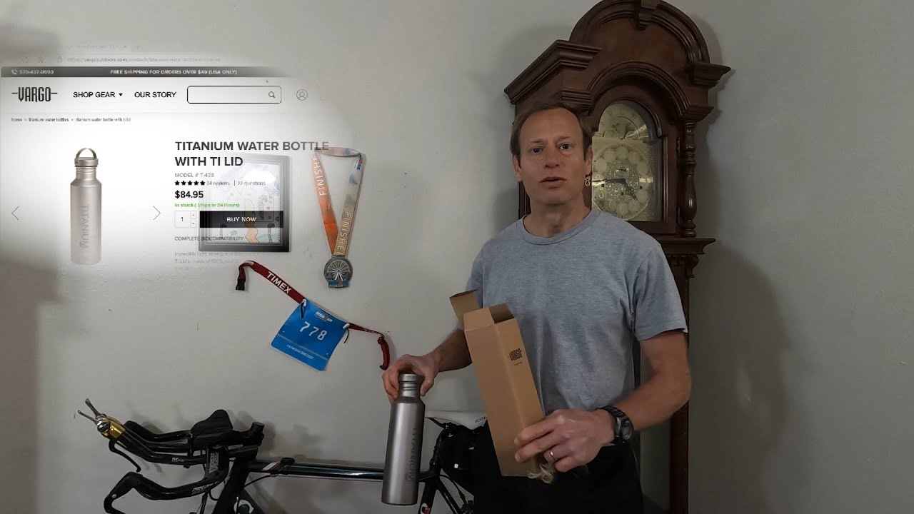 Trying Out a Vargo Titanium Water Bottle