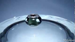 Pandora Black-White Polka Dots Charm 790603