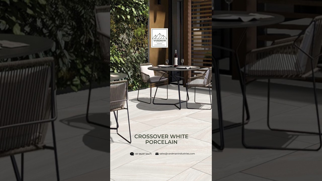 Crossover White Porcelain Tiles for Outdoor Area | Tiles Supplier &  Manufacturer 